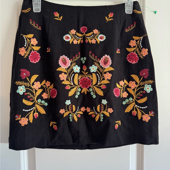 Entro Black Embellished Mini Skirt A-line Cocktail - Picture 1 of 4